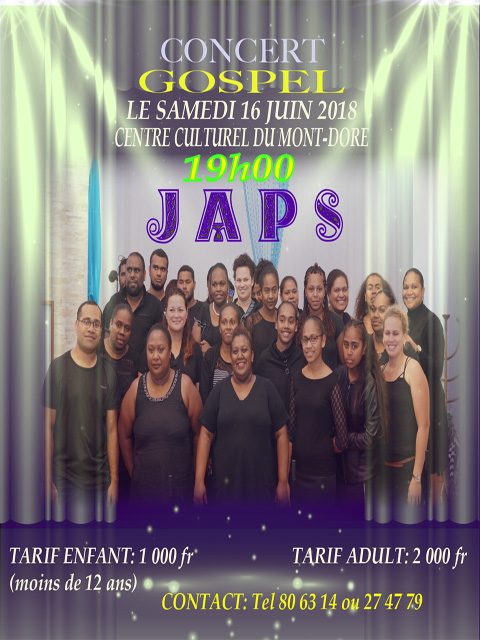 Concert JAPS au Centre Culturel du Mont-Dore le Sabbat 16 juin à 19 h